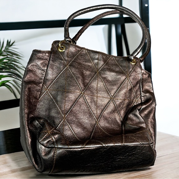 Plinio Visona Gunmetal Purse - Picture 12 of 12